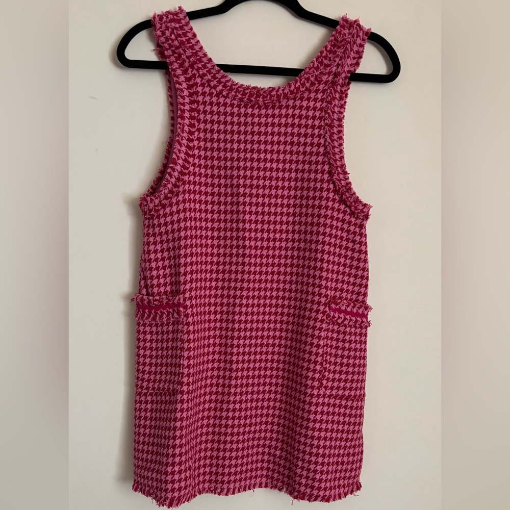 Zara Kids Pink tweed dress